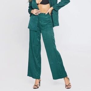 l*space - Emerald Leopard Pants